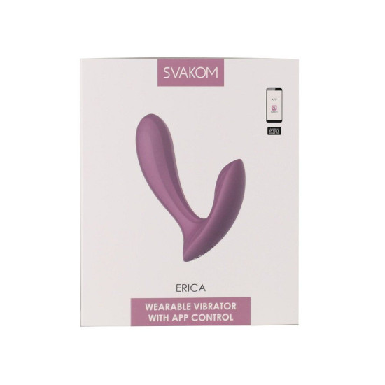 Вибратор в трусики с управлением со смартфона Svakom Erica Romantic Rose
