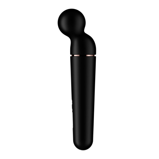 Мощный беспроводной вибромассажер, черно-золотой Satisfyer Planet Wand-er Black/Rosegold