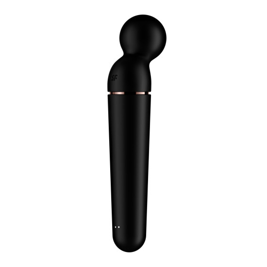 Мощный беспроводной вибромассажер, черно-золотой Satisfyer Planet Wand-er Black/Rosegold