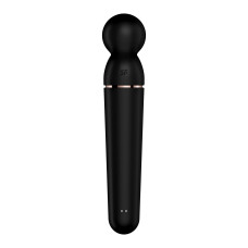 Мощный беспроводной вибромассажер, черно-золотой Satisfyer Planet Wand-er Black/Rosegold
