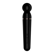Мощный беспроводной вибромассажер, черно-золотой Satisfyer Planet Wand-er Black/Rosegold