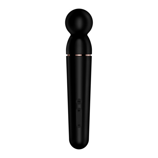 Мощный беспроводной вибромассажер, черно-золотой Satisfyer Planet Wand-er Black/Rosegold
