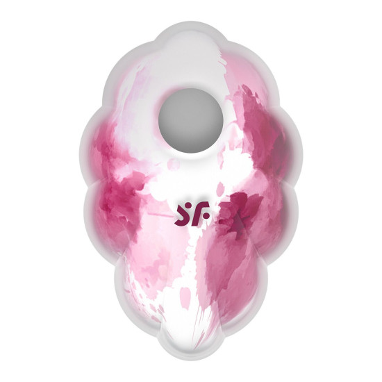 Вакуумний стимулятор з вібрацією, червоний Satisfyer Cloud Dancer Red