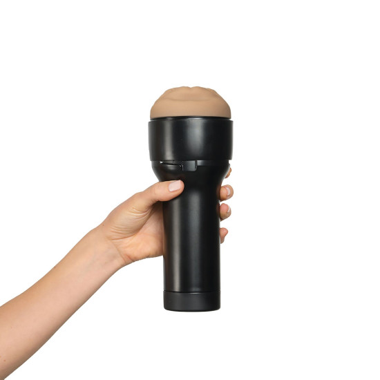 Мастурбатор, совместим с PowerBlow и Keon Kiiroo Feel Victoria June Mouth Stroker PBC