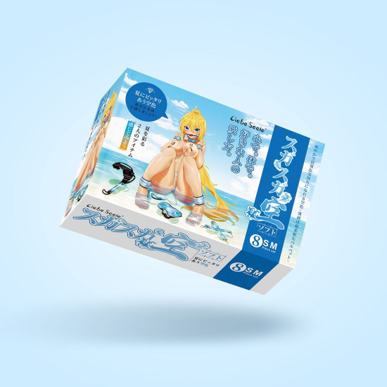 БДСМ-набор из 8 аксессуаров из экокожи на бархатной основе, синий Liebe Seele Vivid Sky 8 Pieces Set