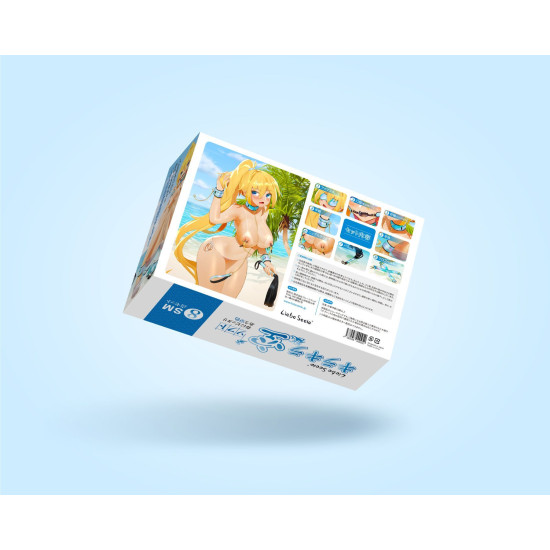 БДСМ-набор из 8 аксессуаров из экокожи на бархатной основе, синий Liebe Seele Vivid Sky 8 Pieces Set