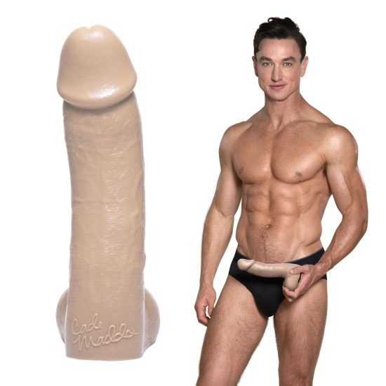 Фалоімітатор за зліпком пеніса порноактора, довжина 22,9 см Cade Maddox Fleshjack Boys Cade Maddox Dildo