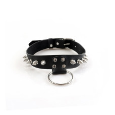 Чоловічий чокер із шипами Art of Sex Stiles Leather and Spikes