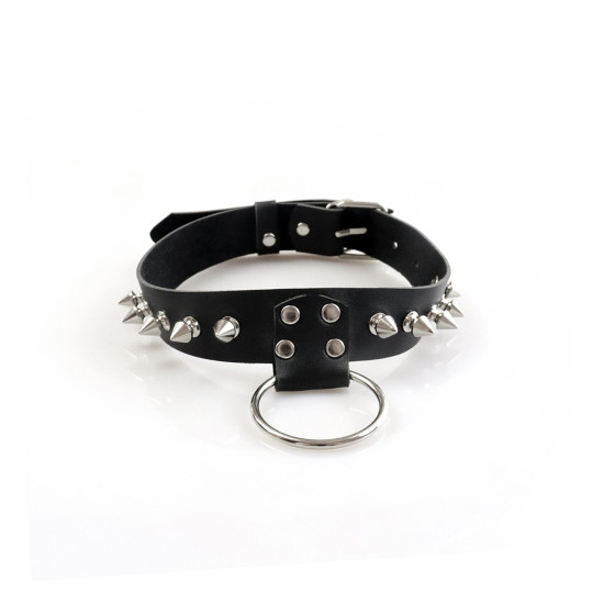 Мужской чокер с шипами Art of Sex Stiles Leather and Spikes