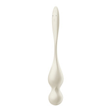 Вагінальні смарт-кульки з вібрацією, 78 г, білі Satisfyer Love Birds 1 Connect App White