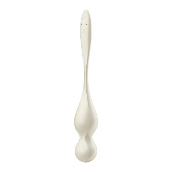 Вагінальні смарт-кульки з вібрацією, 78 г, білі Satisfyer Love Birds 1 Connect App White