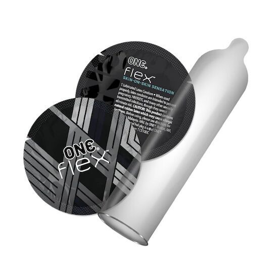 Презервативы в картонной коробке ONE Flex Graphene Condom, 3 шт