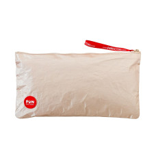 Сумка для секс-іграшок на блискавці, золотиста, розмір 25×12 см Fun Factory Toybag M Gold