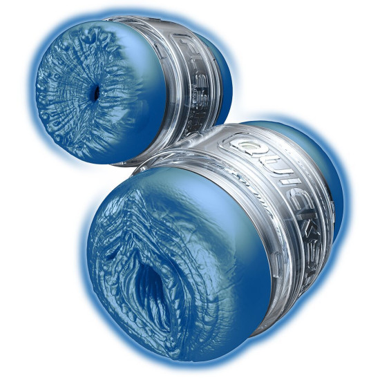 Компактный мастурбатор, отлично подходит для пар и минета Fleshlight Quickshot Alien