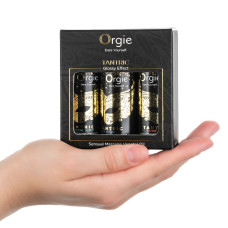 Набор увлажняющих масел для тантрического массажа Orgie Tantric Mini Size Collection, 3×30 ml