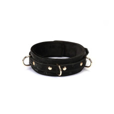 Нашийник з повідцем, чорний Liebe Seele Boudoir Amor Collar with Leash, Black