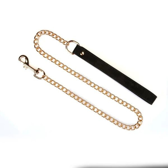Ошейник с поводком, черный Liebe Seele Boudoir Amor Collar with Leash, Black