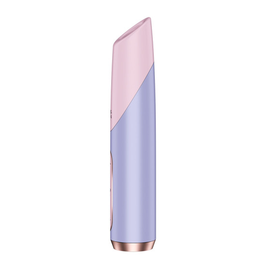 Вакуумный клиторальный стимулятор фиолетового цвета Satisfyer Bold Kiss Violet