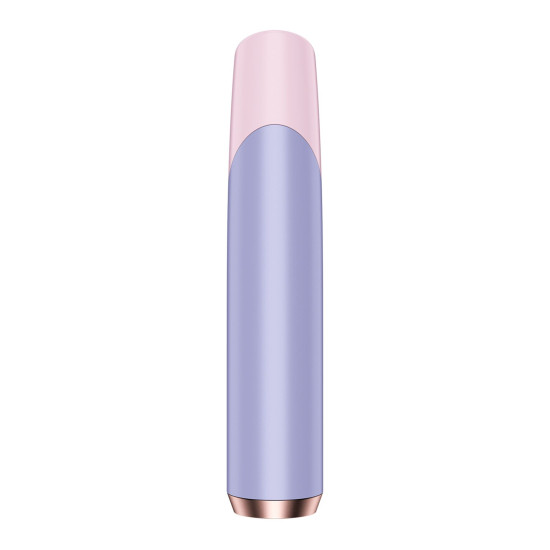 Вакуумный клиторальный стимулятор фиолетового цвета Satisfyer Bold Kiss Violet