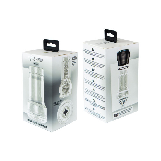 Мастурбатор Kiiroo Feel Pocket Crystal, совместим с PowerBlow