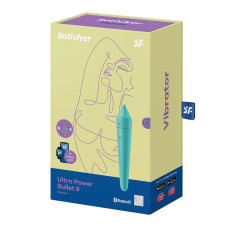 Смарт-минивибратор, бирюзовый Satisfyer Ultra Power Bullet 8 Turquoise