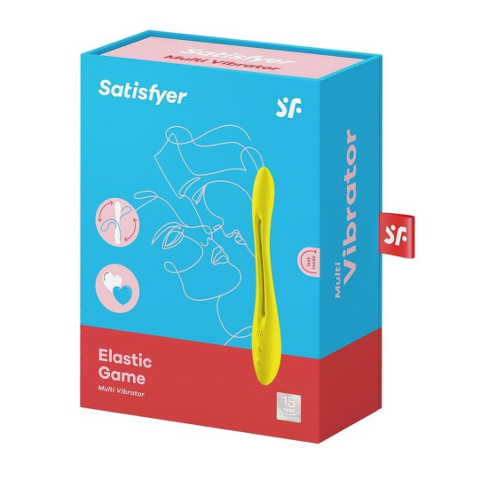 Вібратор, жовтий Satisfyer Elastic Game Yellow