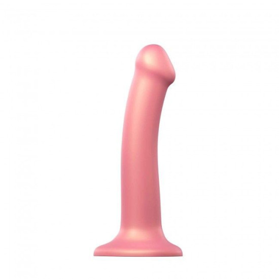 Насадка для страпона, рожева Strap-On-Me Mono Density Dildo Rose, M (м'ята упаковка!!!)