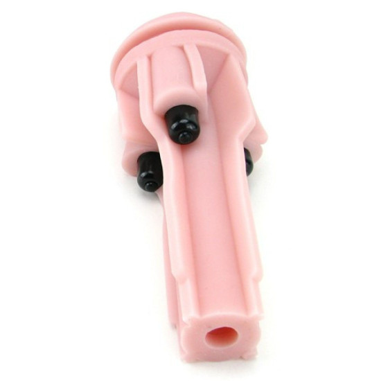 Мастурбатор с вибрацией и стимулирующим рельефом, три вибропули Fleshlight Vibro Pink Lady Touch