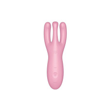 Кліторальний смарт-вібратор з трьома пальчиками, рожевий Satisfyer Threesome 4 Pink