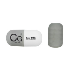 Мастурбатор-пігулка сірого кольору Love To Love Sexy Pills Cool Grey