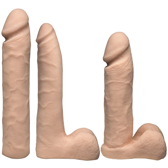 Набор для страпона, диаметр 2×7 см, 7,7 см Doc Johnson Vac-U-Lock Dual Density Experienced Set