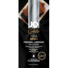 Пробник змазки зі смаком десерту тірамісу JO Gelato Tiramisu, 10 ml
