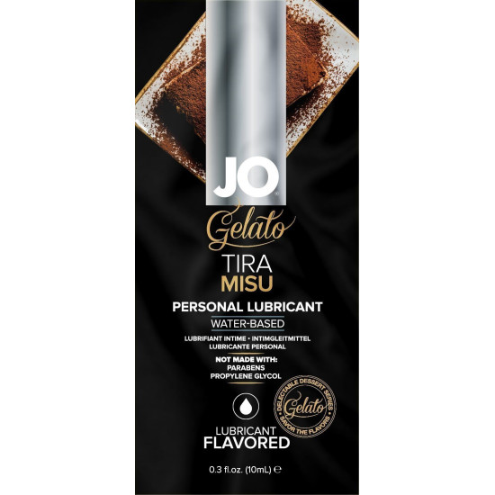 Пробник змазки зі смаком десерту тірамісу JO Gelato Tiramisu, 10 ml