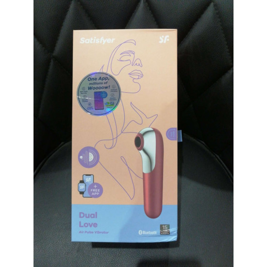 Смарт вібратор і вакуумний стимулятор 2-в-1 Satisfyer Dual Love Pink (пом'ята упаковка)