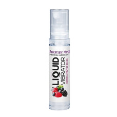 Лубрикант с эффектом жидкого вибратора и ароматом лесных ягод Amoreane Med Liquid Vibrator Berries, 10 ml