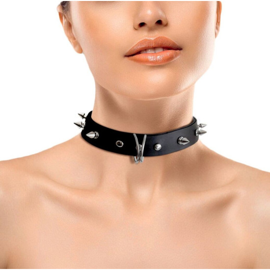 Ошейник с шипами, черный Art of Sex Collar Spikes