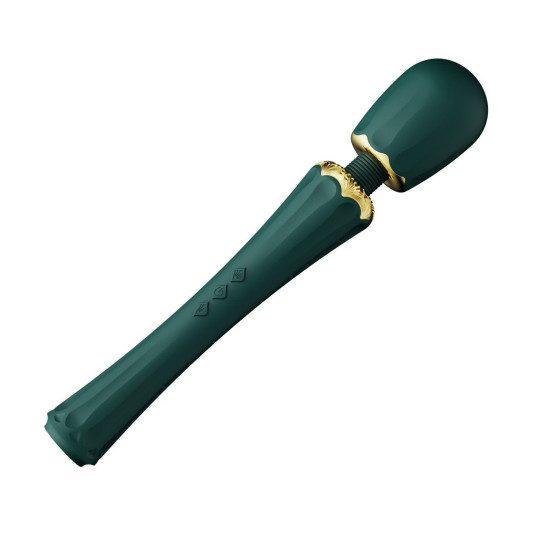Вибромассажер с насадками, бирюзовый Zalo Kyro Wand Turquoise Green