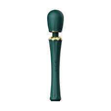 Вібромасажер з насадками, бірюзовий Zalo Kyro Wand Turquoise Green