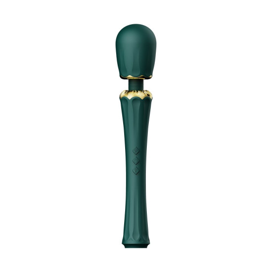 Вибромассажер с насадками, бирюзовый Zalo Kyro Wand Turquoise Green