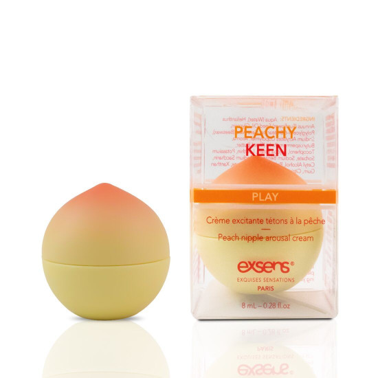 Їстівний крем для стимуляції сосків зі смаком персика EXSENS Peachy Keen, 8 ml