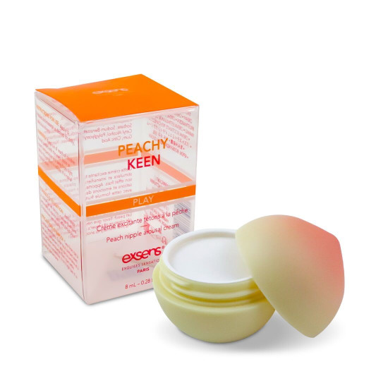 Їстівний крем для стимуляції сосків зі смаком персика EXSENS Peachy Keen, 8 ml