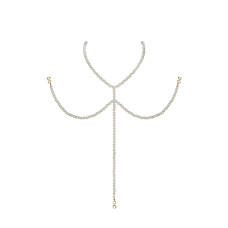 Намисто під перли на декольте, біле Obsessive A757 Necklace Pearl