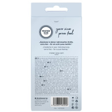 Презервативи для пеніса довжиною 9,5-10 см, 10 шт Mister Size - pure feel 49