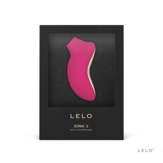 Звуковий стимулятор клітора з 12 режимами, малиновий LELO SONA 2 Cerise