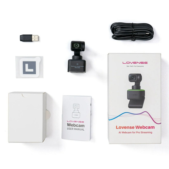 Веб-камера Lovense WebCam 4K - для стрима, ИИ-режим и активация чаевыми