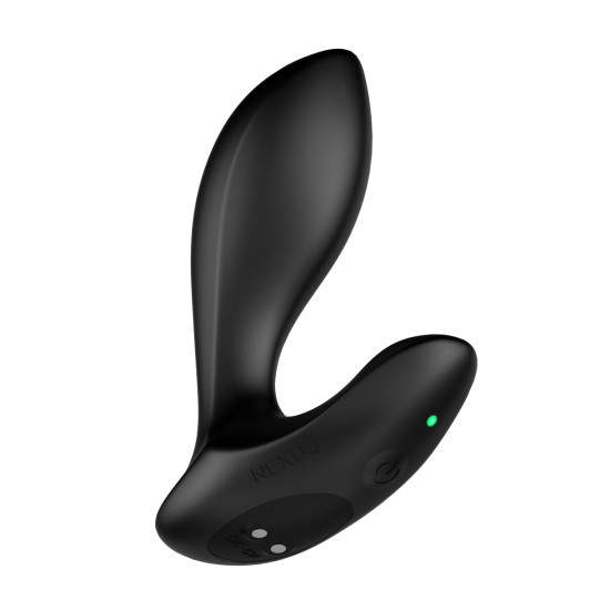 Анальна пробка з вібрацією, діаметр 3,3 см, довжина 9,8 см Nexus DUO Remote Control Beginner Butt Plug Small Black
