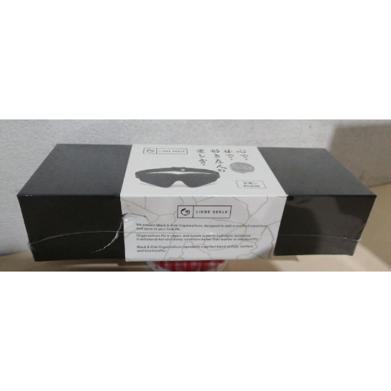 Маска на очі Liebe Seele Black Organosilicon Blindfold (пом'ята упаковка!!!)