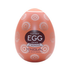 Мастурбатор-яйцо из плотного TPE и пробник лубриканта, 5 ml Tenga Egg Gear