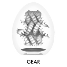Мастурбатор-яйцо из плотного TPE и пробник лубриканта, 5 ml Tenga Egg Gear