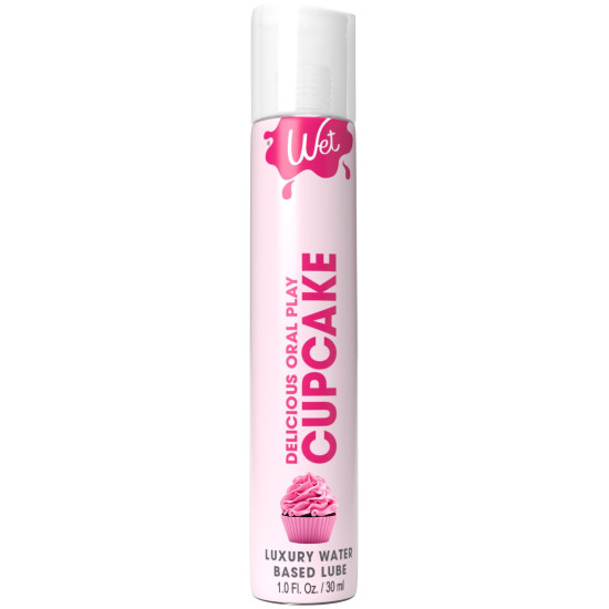 Їстівна змазка для оральних пестощів зі смаком капкейка Wet Oral Play Cupcake, 30 ml